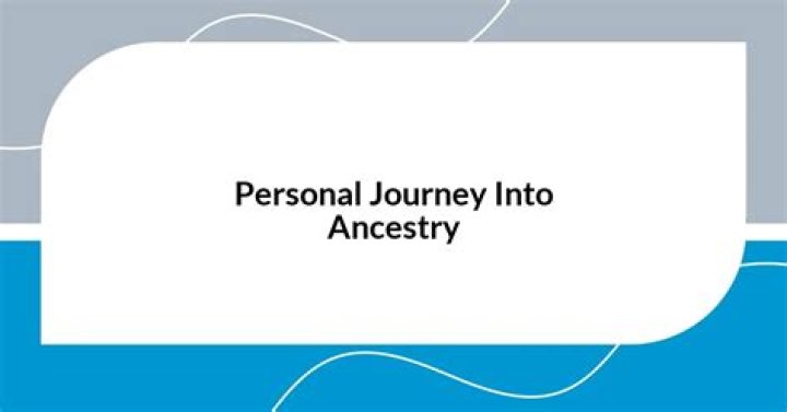 A Journey Into Her Ancestry