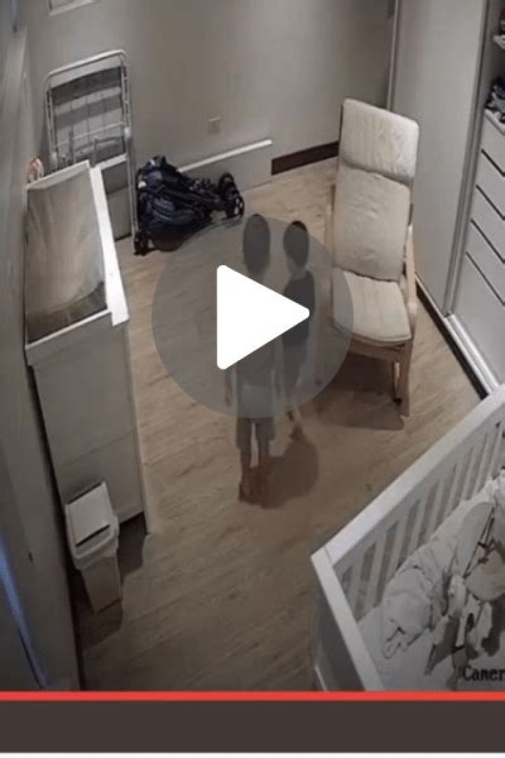 CCTV Footage Captures Heartwarming Interaction Between Mother And Child
