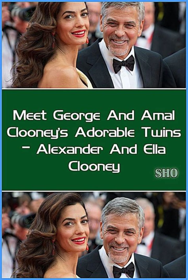 George Clooney's Adorable Twins Steal The Spotlight
