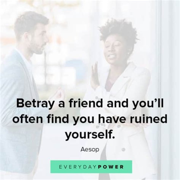 Quotes That Capture The Sting Of Betrayal By A Friend