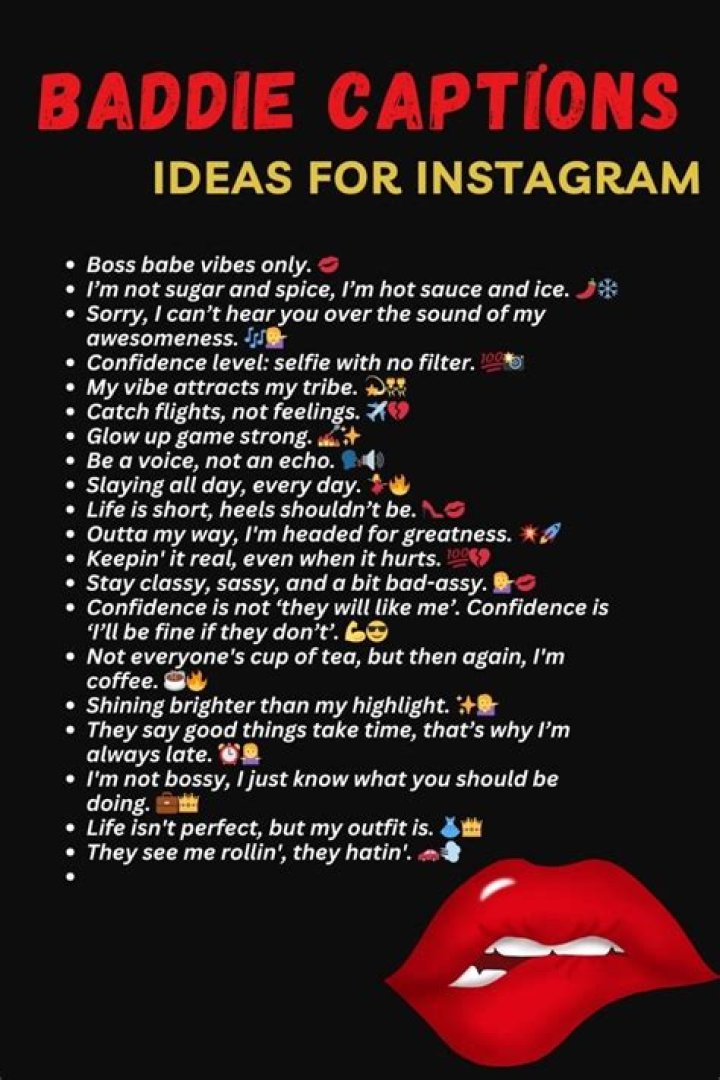 The Ultimate Guide To Baddie Instagram Captions