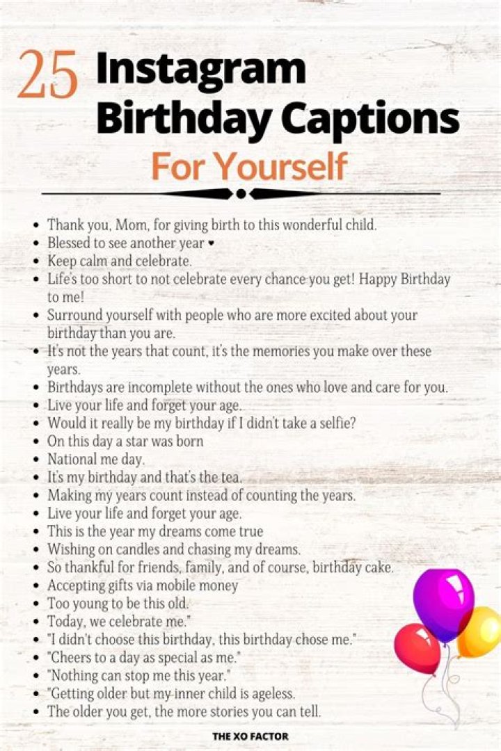 The Ultimate Guide To Snappy Birthday Instagram Captions