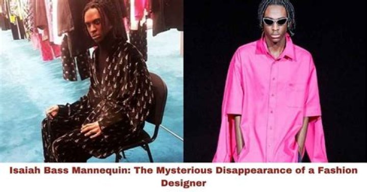 Where Is Isaiah Bass, Missing Fashion Designer?